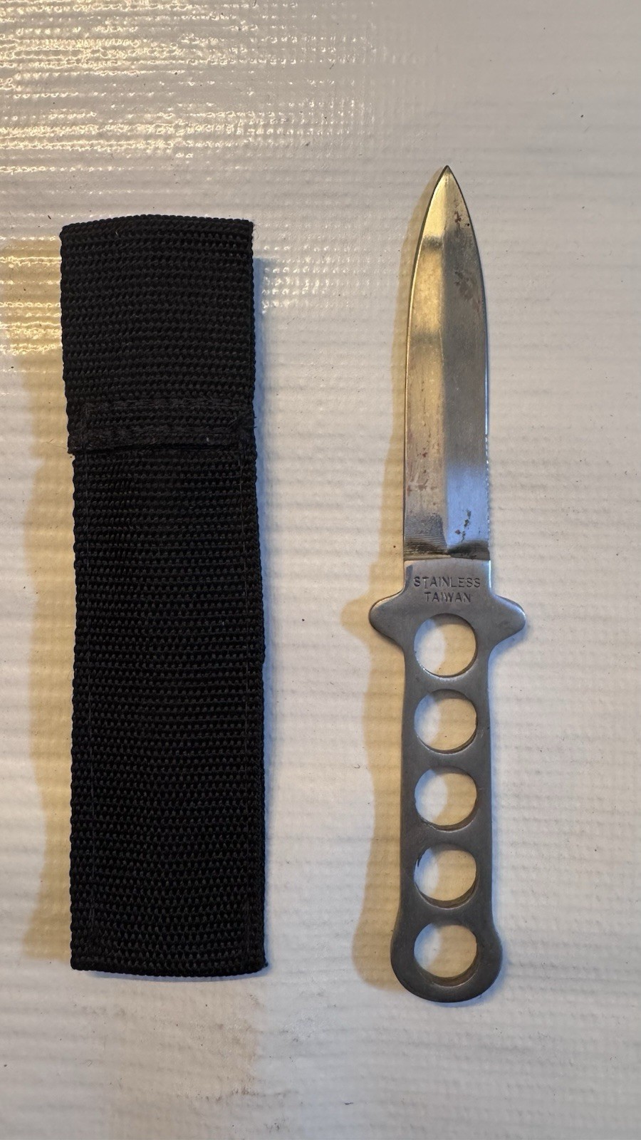 Vintage Taiwan Scuba Dive Knife and Sheath