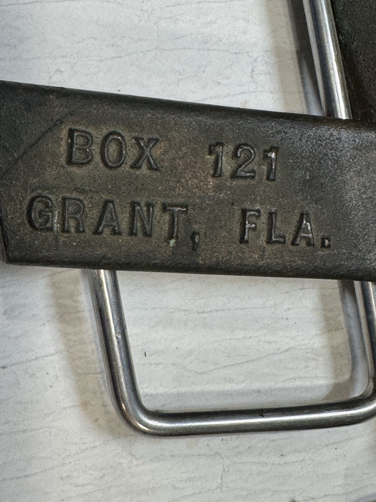 SPER BRONZE SPEARFISHING GUN PARTS OR REPAIR BOX 121 GRANT FL Pat Pending