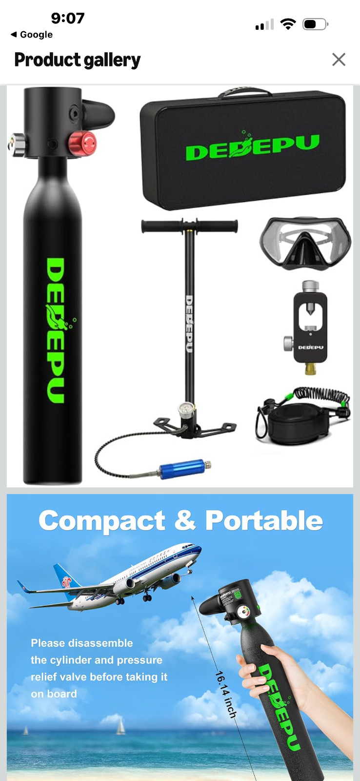Dedepu tank and accessories Brand New