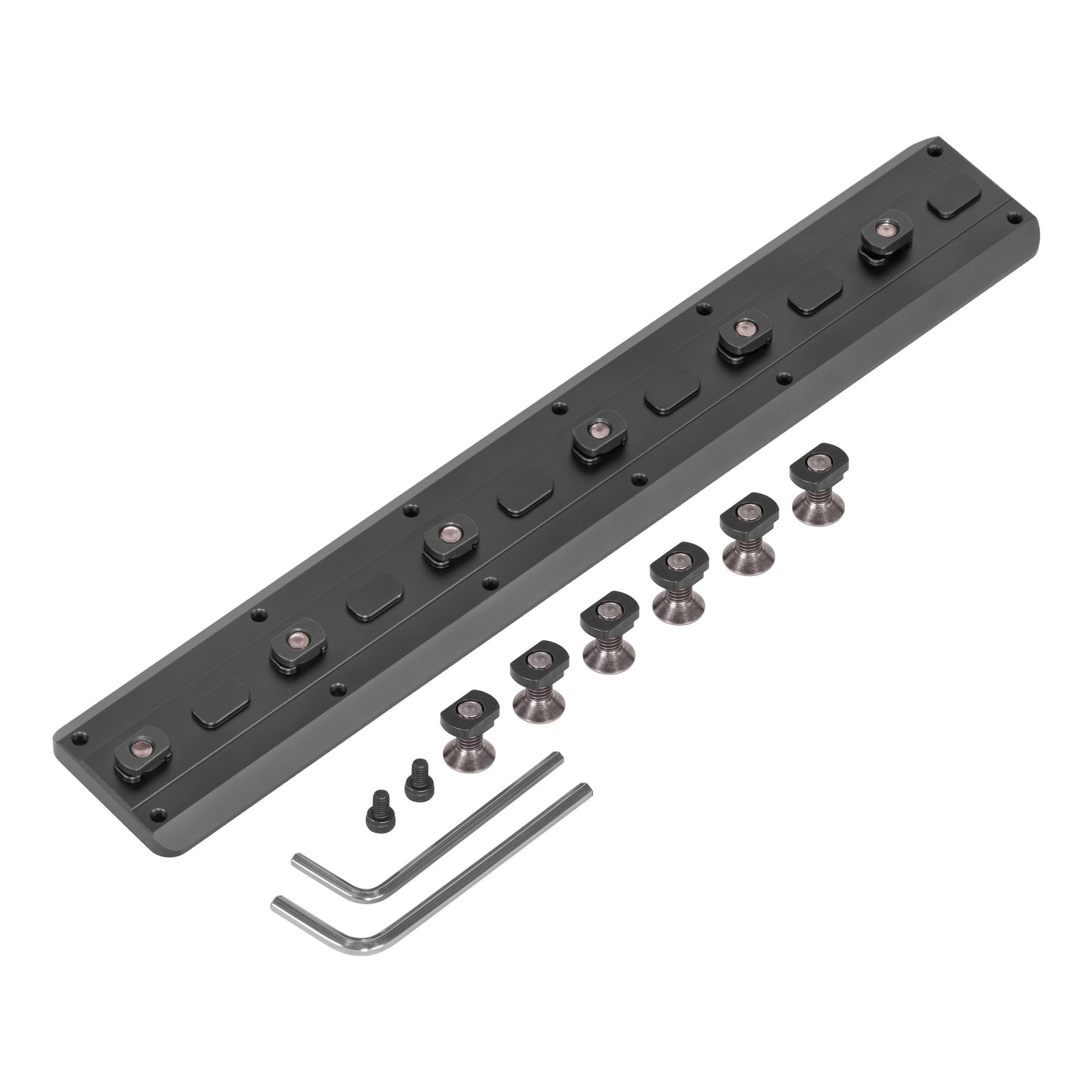 FANAUE Arca Rail Tripod Mount Adapter Compatiable 6 Slot, Black