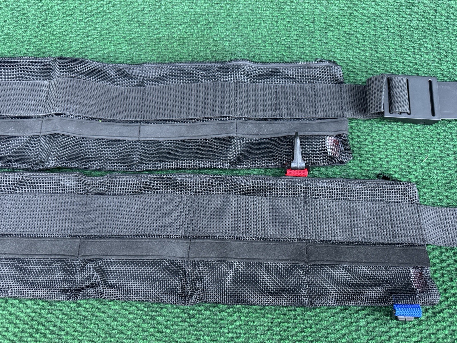 Lot Of 2 Innovative Scuba Concepts Zippered Weight Belt 5 & 6 Pocket
