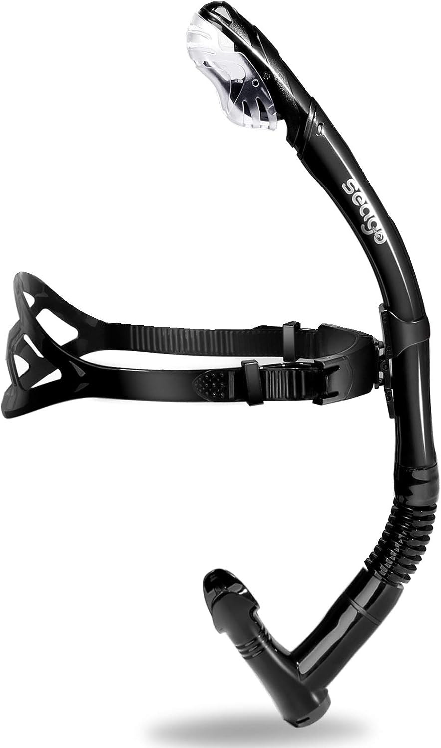 Seago Swim Snorkel for Lap Swimming Dry Top Front Swimmer Snorkel for Adult …