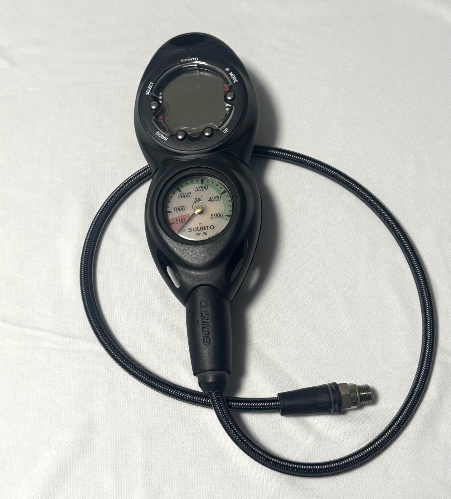 Suunto Zoop Novo Scuba Diving Computer Console w/ SPG Pressure Gauge Console