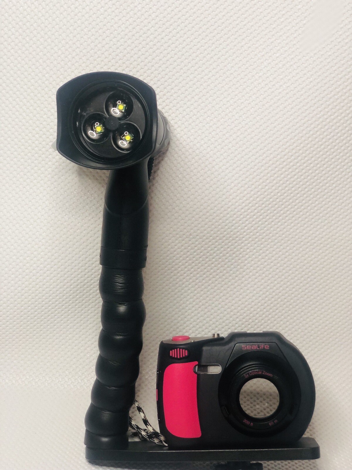 SeaLife DC1400 Camera Housing And Light Pole Great Condition As Shown In Picture