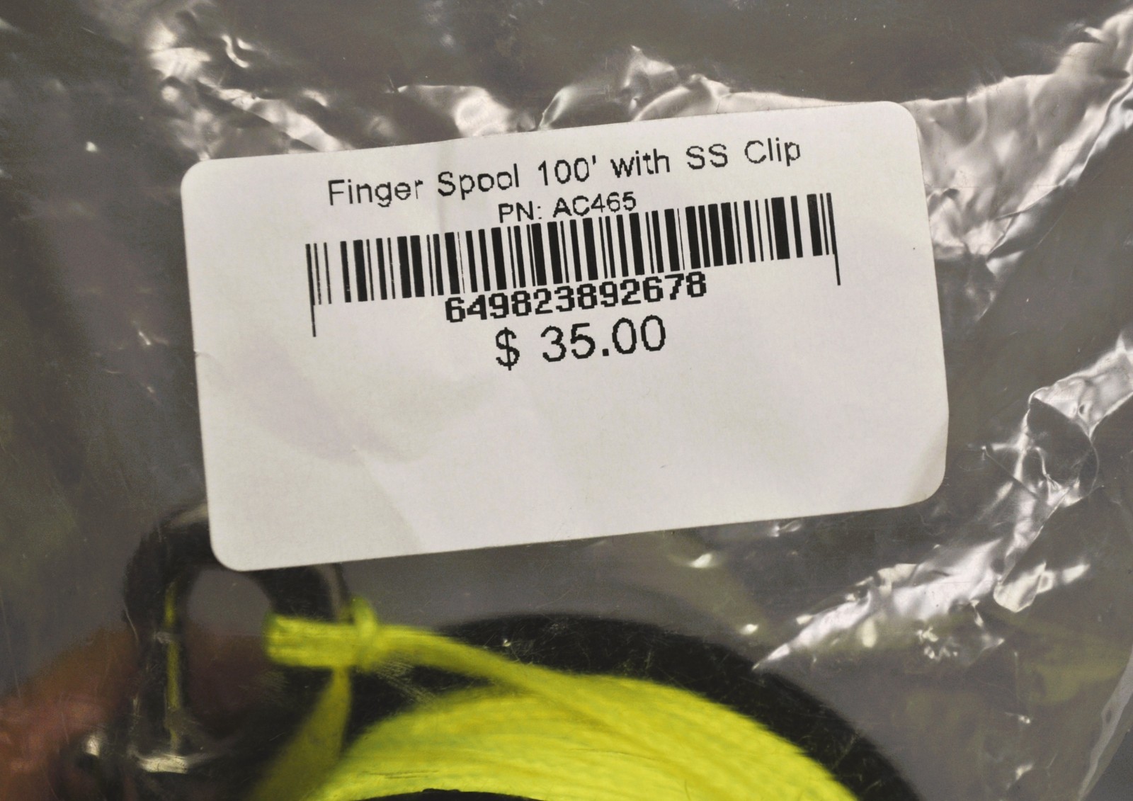 XS Scuba Finger Spool – 100 Foot scuba diving