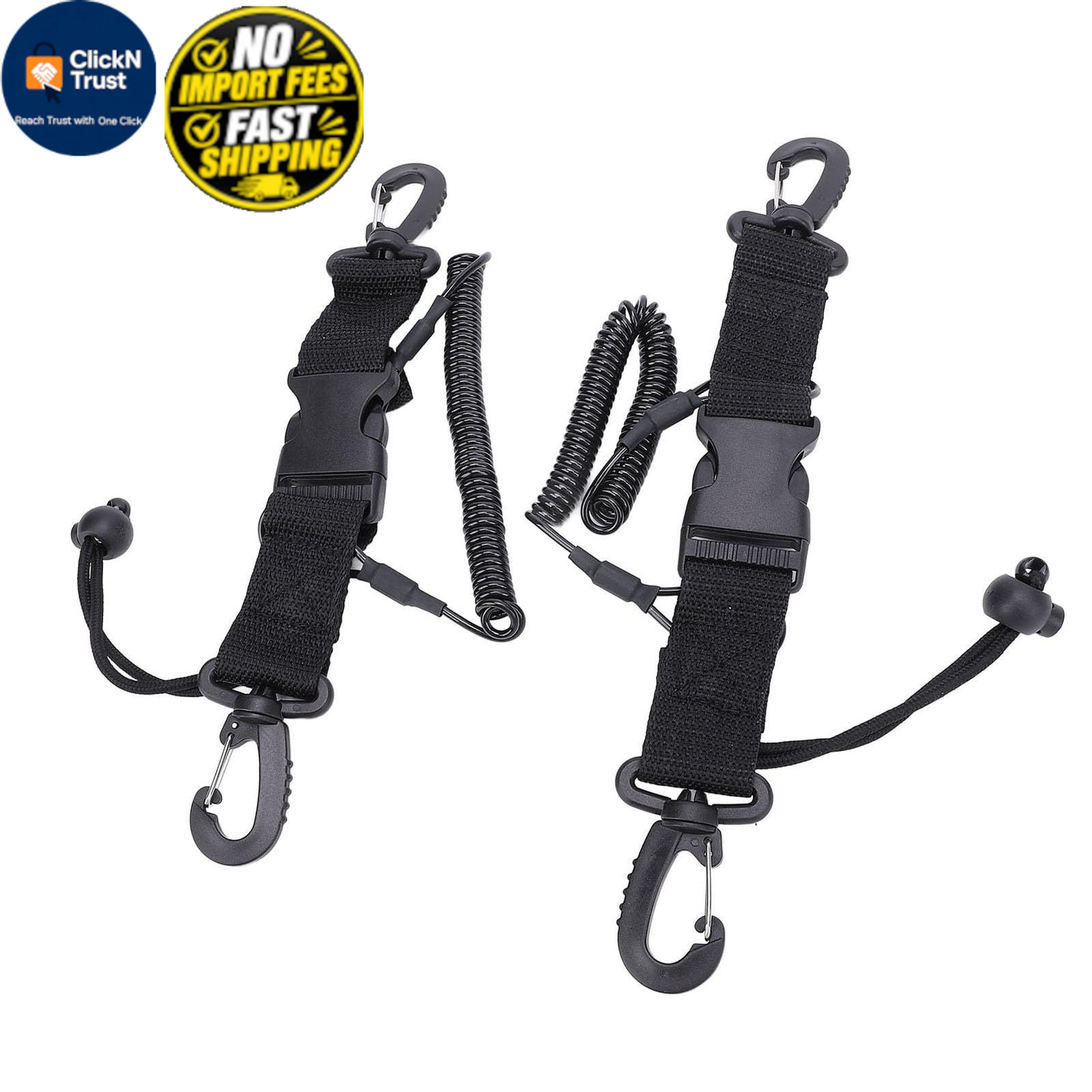 GBSCLOVER 2Pcs Scuba Diving Lanyard, Nylon Camera #211, #211