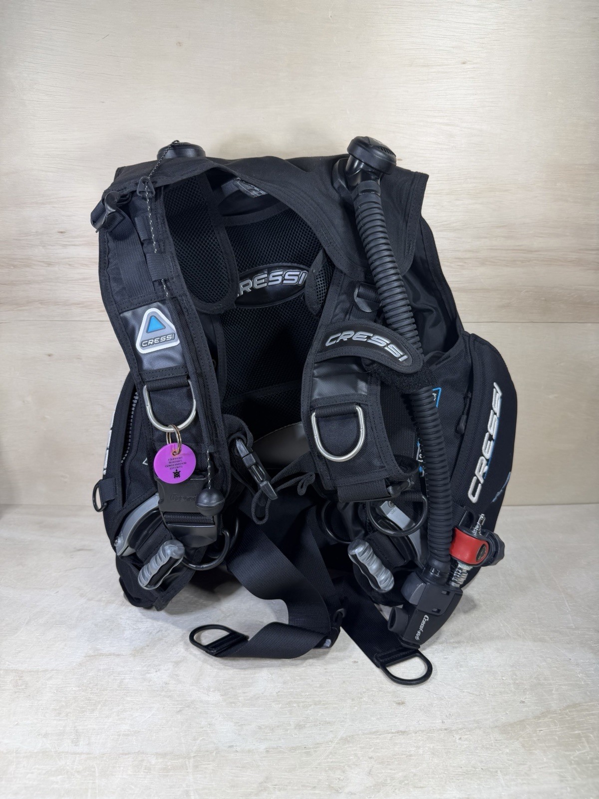 Cressi Aero Pro BCD Lock-Aid Weight System Made in Italy Size M Aquatec UNTESTED
