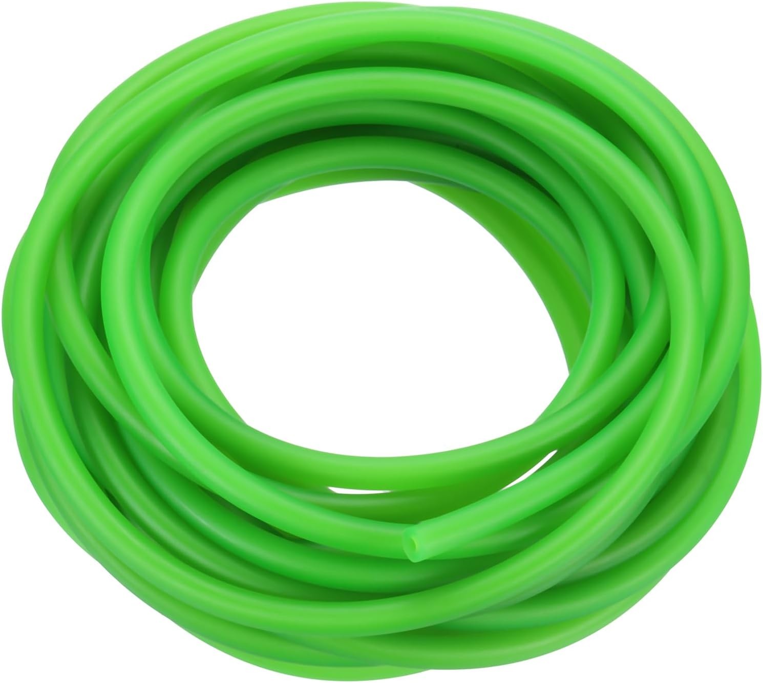 PATIKIL 26 Ft(8M) Fluorescent Green Latex 4mm ID x 7mm OD,