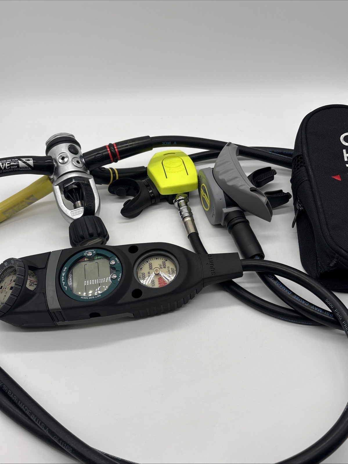 Suunto Vyper Dive Computer 3-gauge Combo Set Sherwood Scuba – Untested *READ