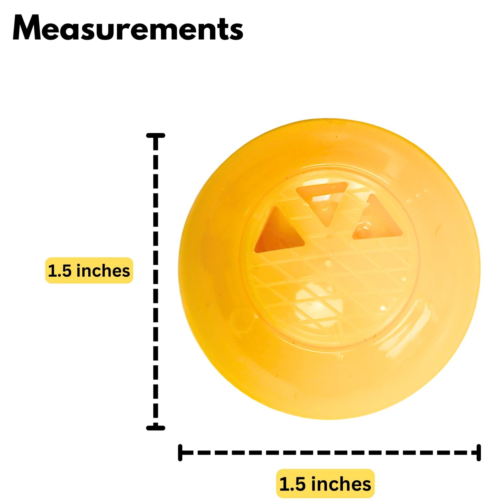 Iconikal 12-Pack Sneaker Shoes Backpack Deodorizer 1 inch in diameter, Yellow