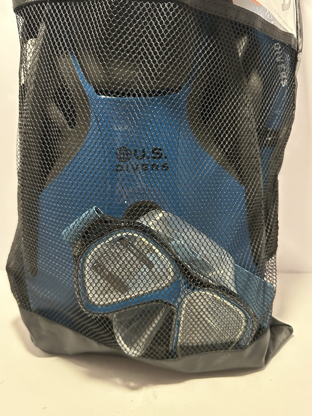 U.S. Divers Playa Adult Snorkel Set L/XL (Mask, Snorkel & Fins) Black & Blue