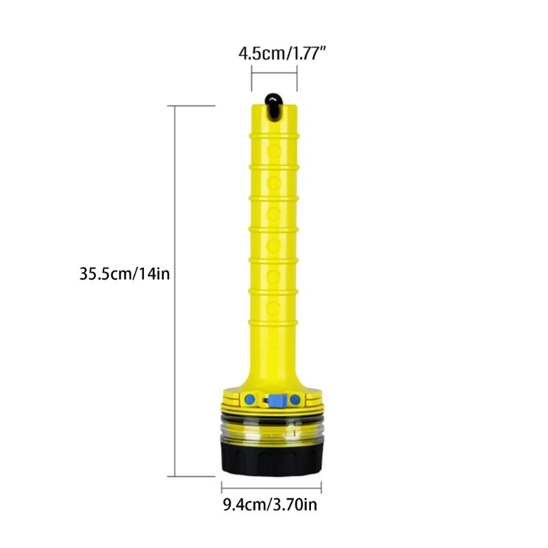 IPX8 Watertight Safety Light for Submarines Sea Snorkeling Underwaters Light
