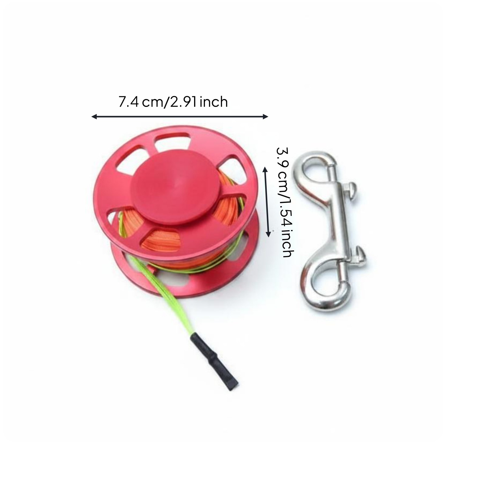 Finger Wheel Reel Lightweight Detachable Line Spool Resistant