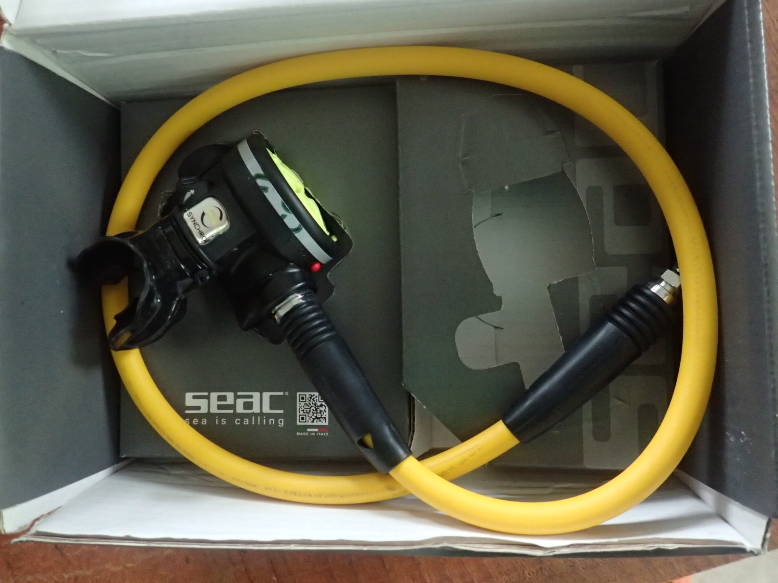Seac Octopus Diving Regulator Second Stage – w/ Low Pressure Hose – never used