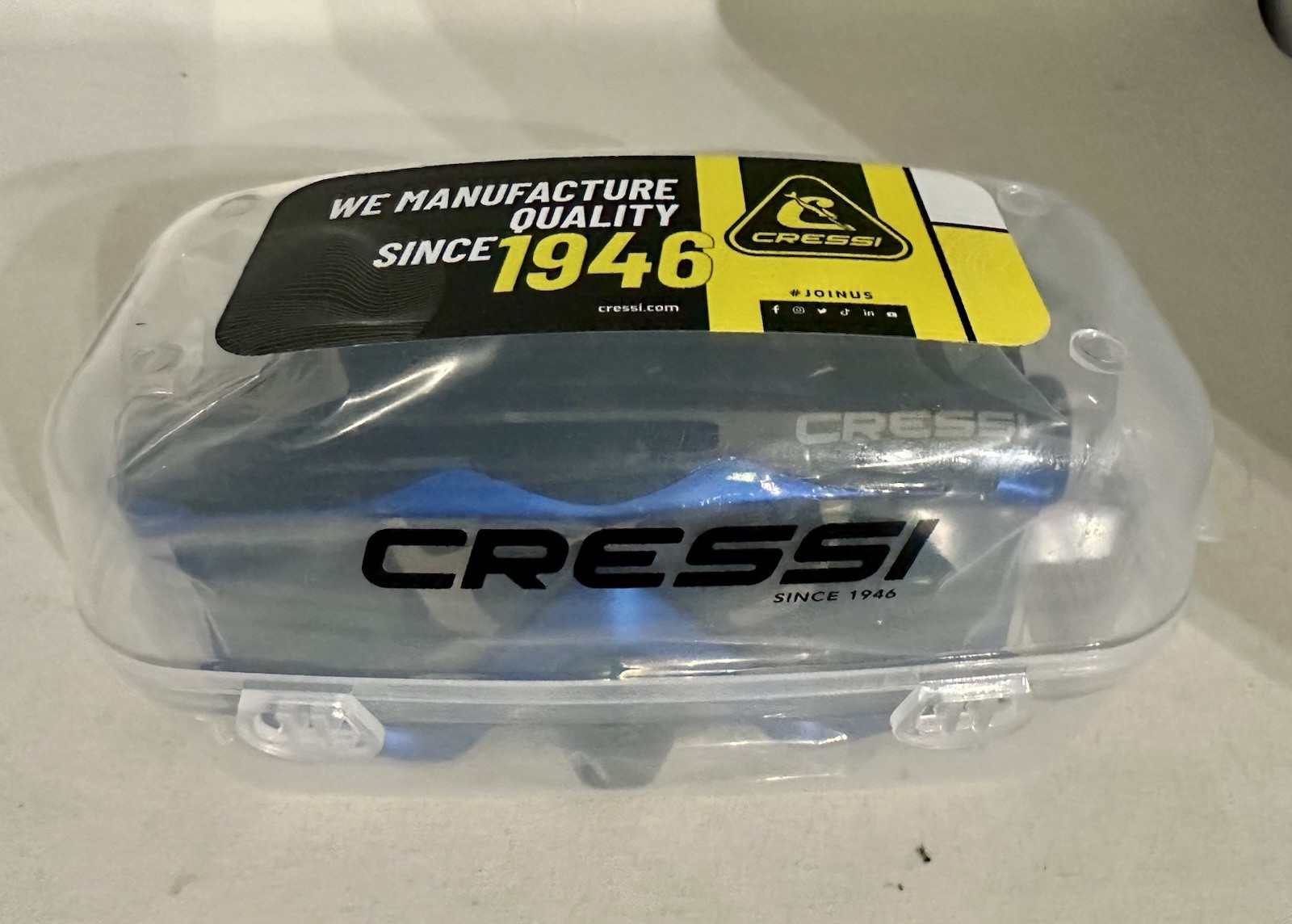 Cressi Liberty Triside SPE Diving Mask Black-Black/Blue DS455020