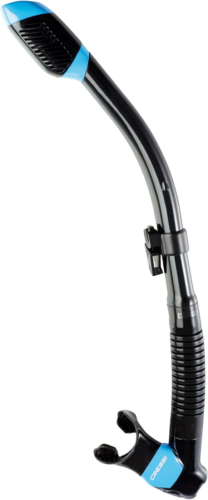 Cressi Supernova Dry Dry Snorkels, Black/Blue