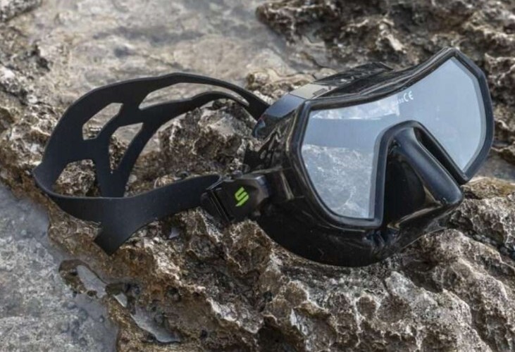 Salvimar Endless Mask Frameless Tempered Glass Freediving Single Window Lens