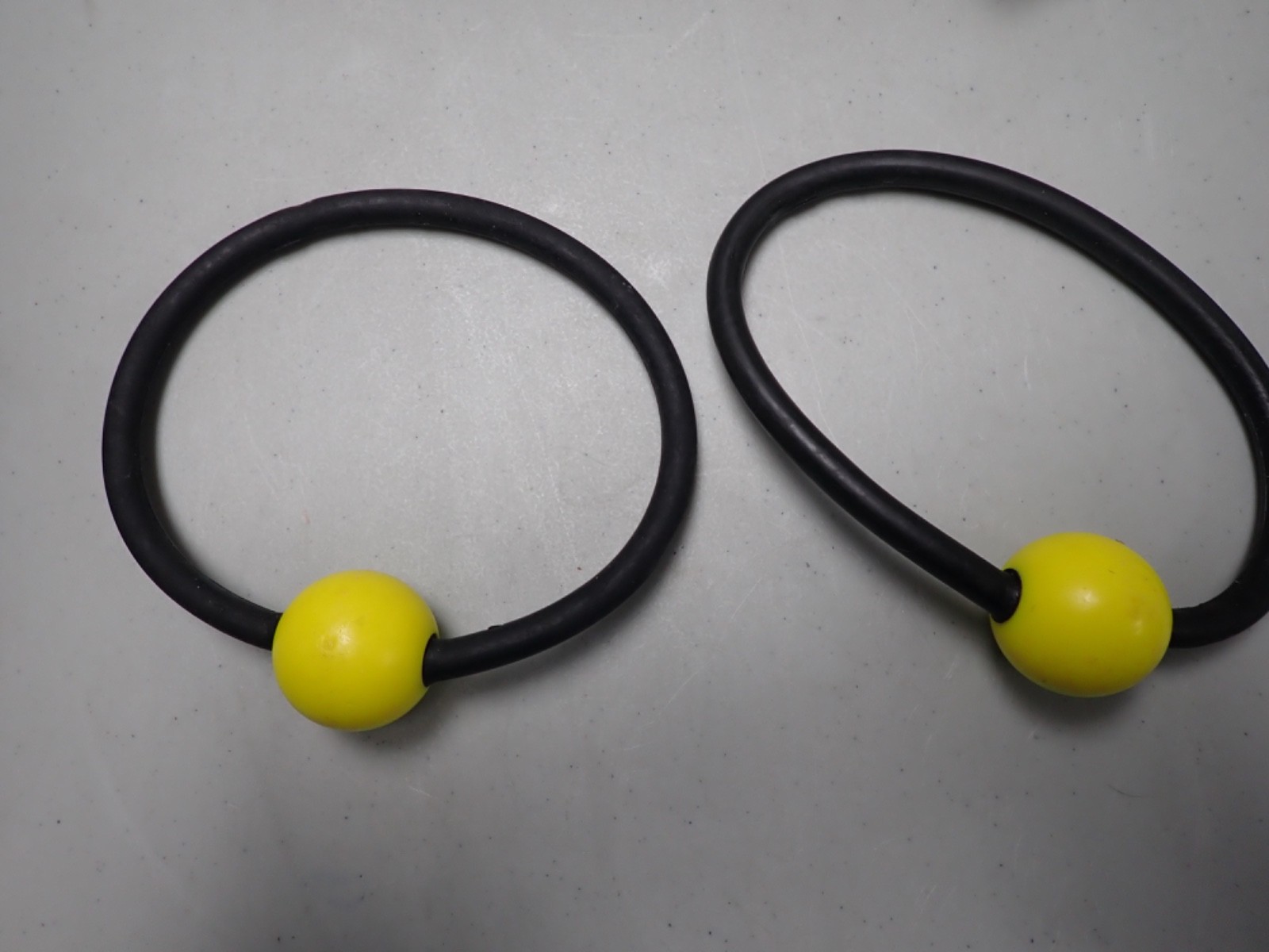 Scuba Tank Banger Pair Lightly Used Black/Yellow