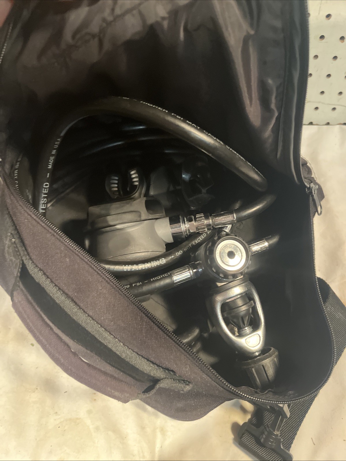Tusa Scuba Regulator Mouthpieces RS-460 Axis Pro With Bag Untested