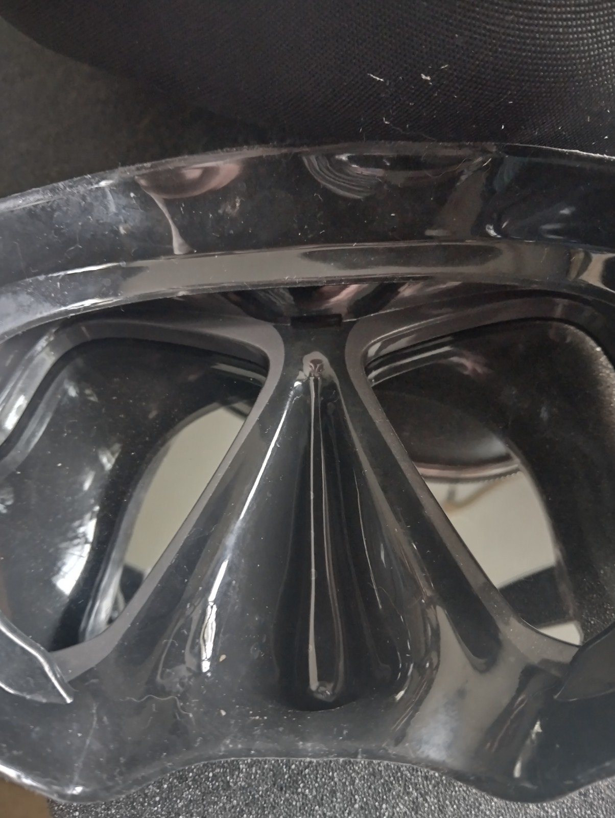 Mares dive mask mirror finish lens manufacturer box and paperwork USED ONCE