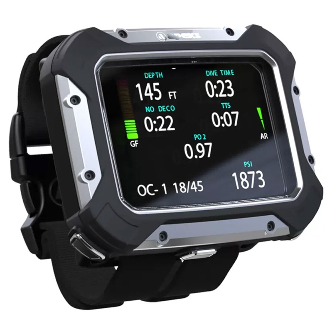Apeks DSX Tech Dive Computer w/ O2 Analyzer Air Integrated Side Mount GPS Diving