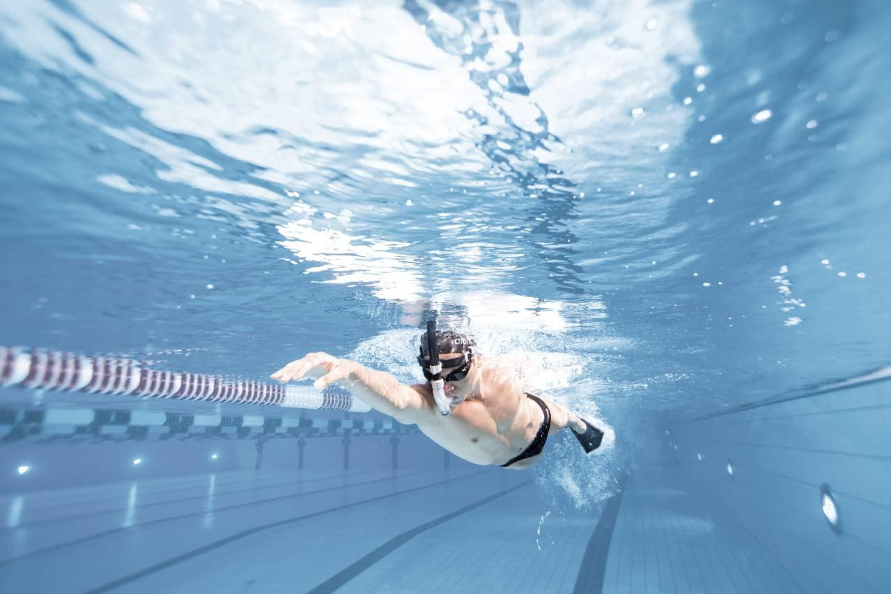 Unisex Swim Snorkel III for Adults, Lap Swimming and Training Snorkel