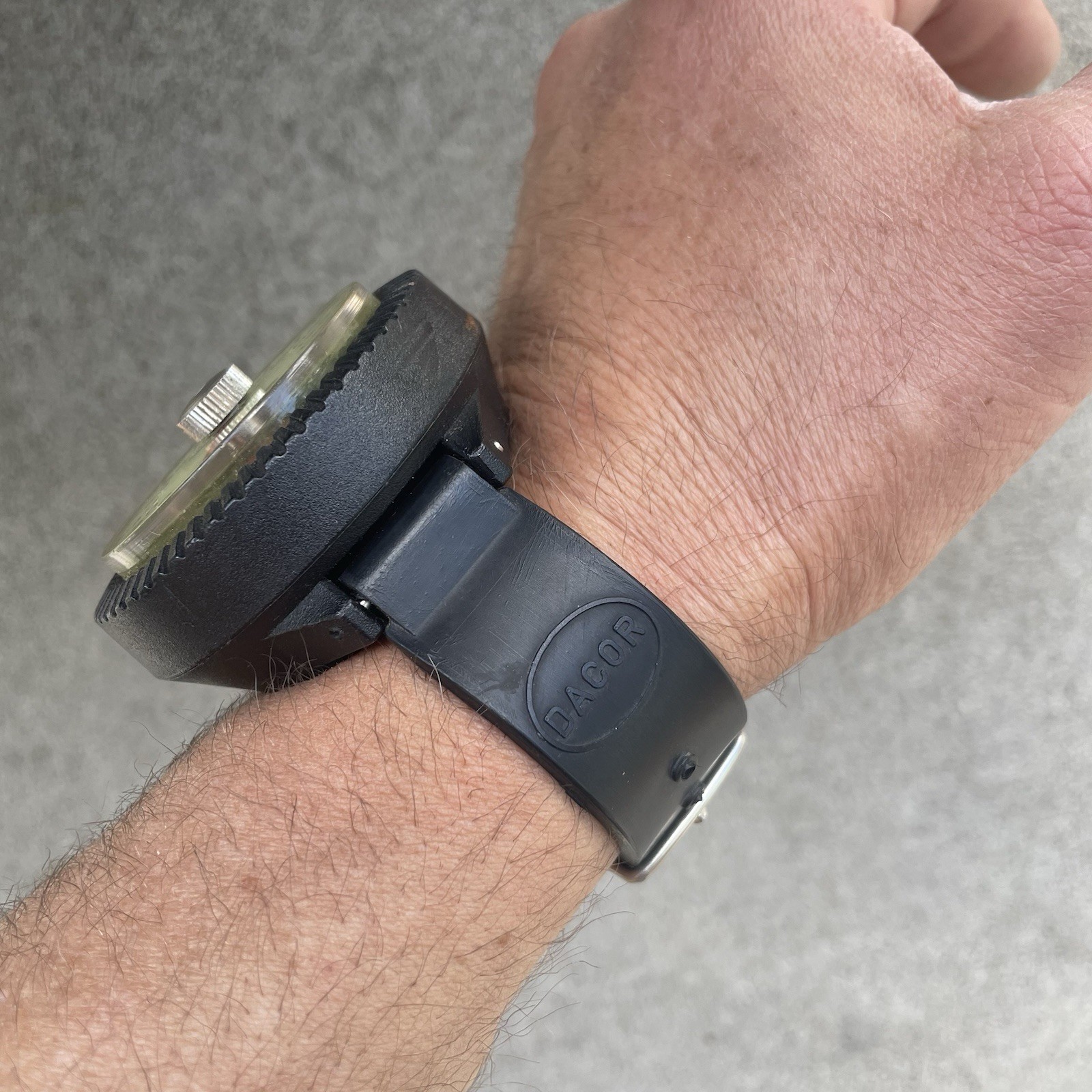 Vintage Dacor Wrist 150 ft Depth Gauge Scuba Skin Diving