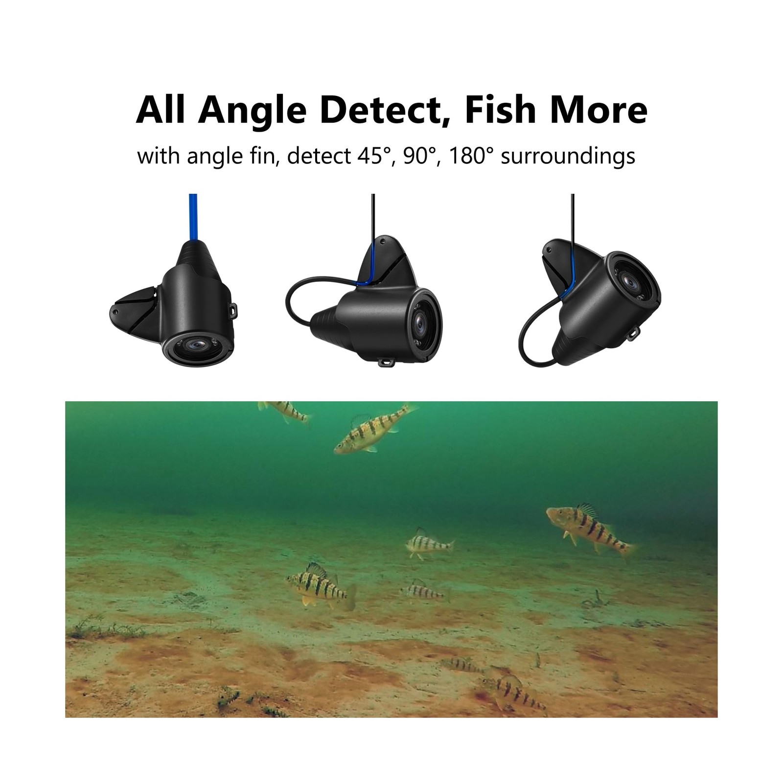 [FishPRO® 2026 Upgrade] Underwater Fishing Camera 1200TVL, 7» Ice Fishing