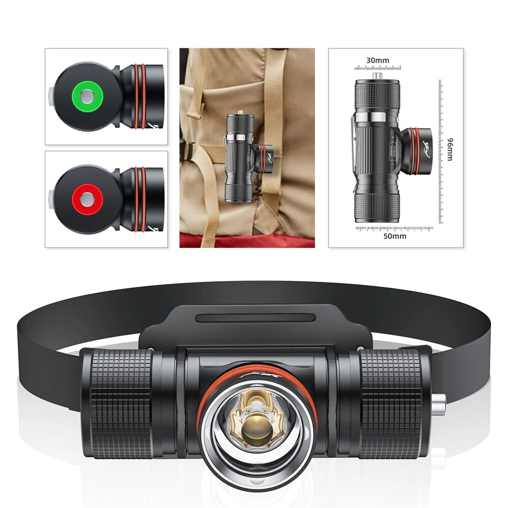 Most Powerful 300000LM LED Diving Headlamp Underwater Headlight Dive Head Light
