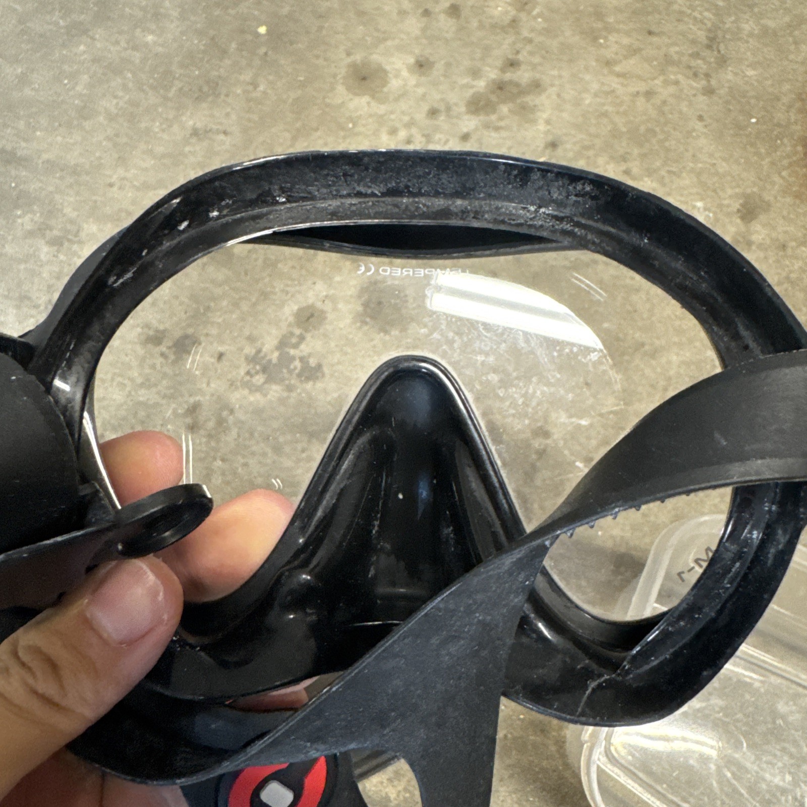Hollis M-1 Scuba Diving and Snorkeling Mask Black MPN 205.4500.07