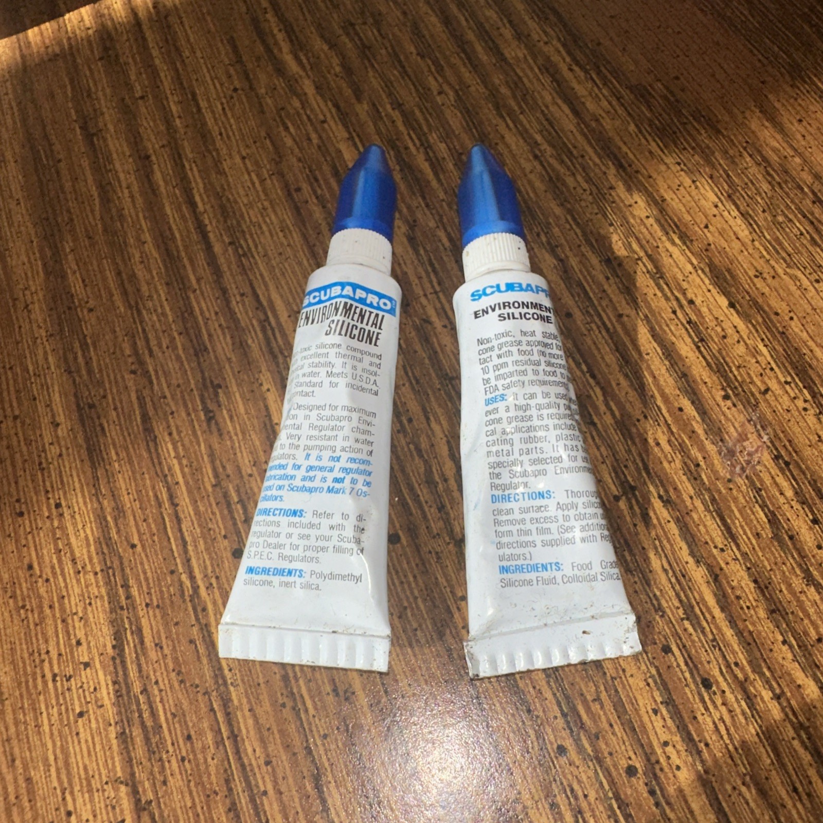 Scubapro Food Grade Silicone Regulator Oring & Environmental Grease 2 Tubes 7 Gr