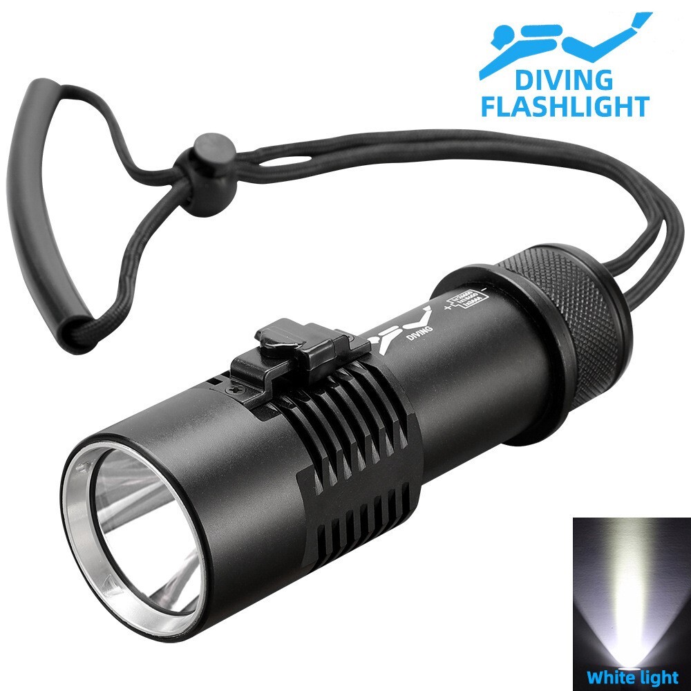 Diving Flashlight Torch P70 LED Scuba Light Lamp Underwater Waterproof Max 80m