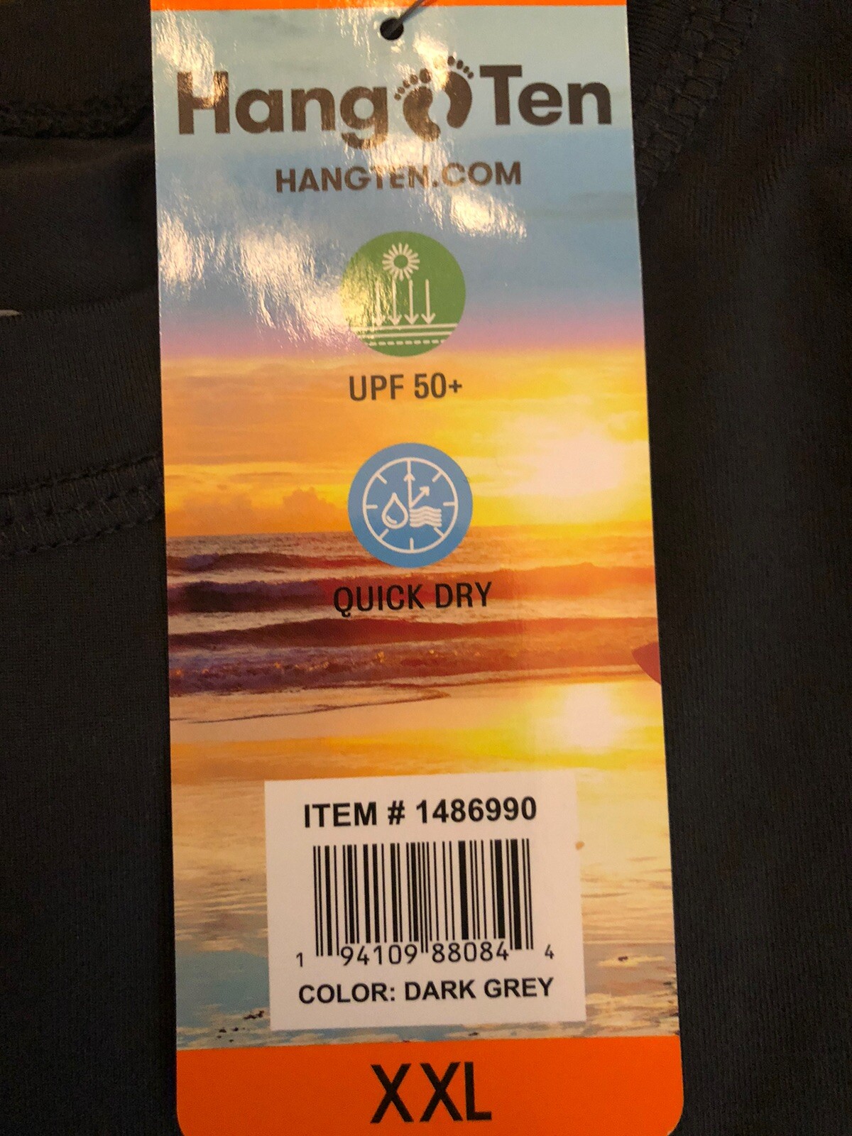 HANG TEN RASH GUARD SHIRTS XXL IN GREY, BLACK & BLUE SOLD SEPARATELY