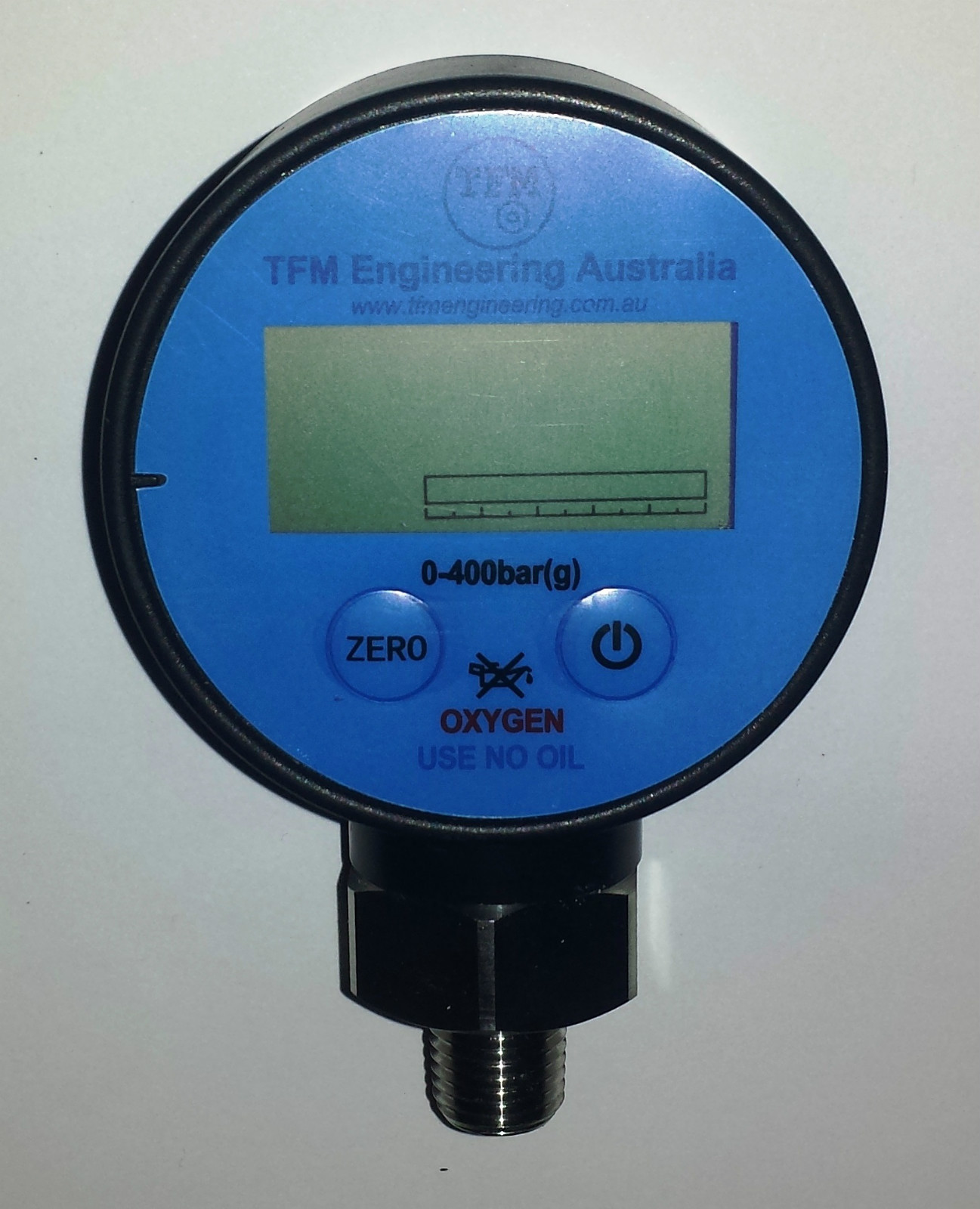 Electronic/Digital Pressure Gauge for SCUBA Blending Nitrox Trimix Oxygen