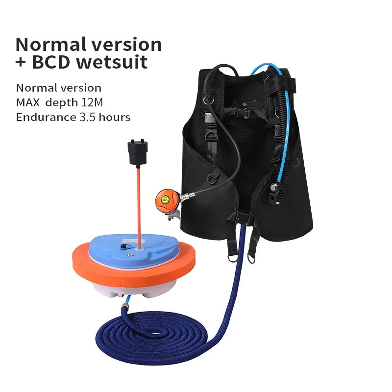 Scuba Diving Snorkel Equipment Respirator Underwater Breathing Tube 1h/3.5h/5h