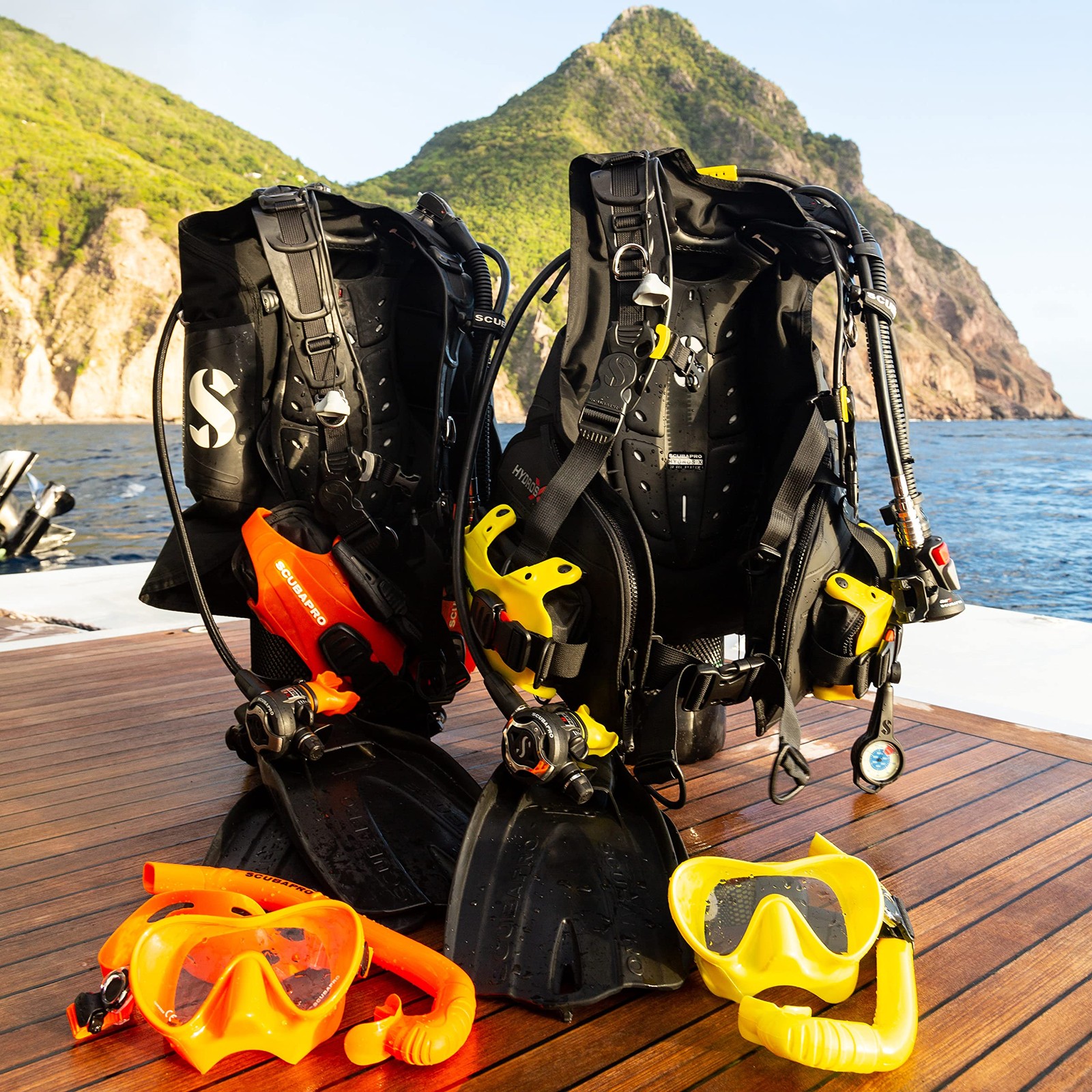 Scubapro Trinidad 3 Diving Mask Ultra Clear Lens Frameless Design Orange