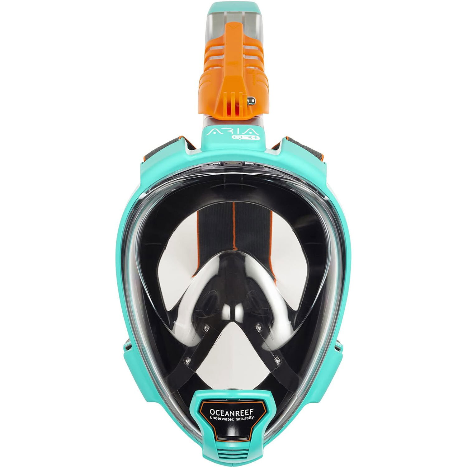 Open Box Ocean Reef ARIA QR+ Full Face Snorkeling Mask – Teal – Small/Medium