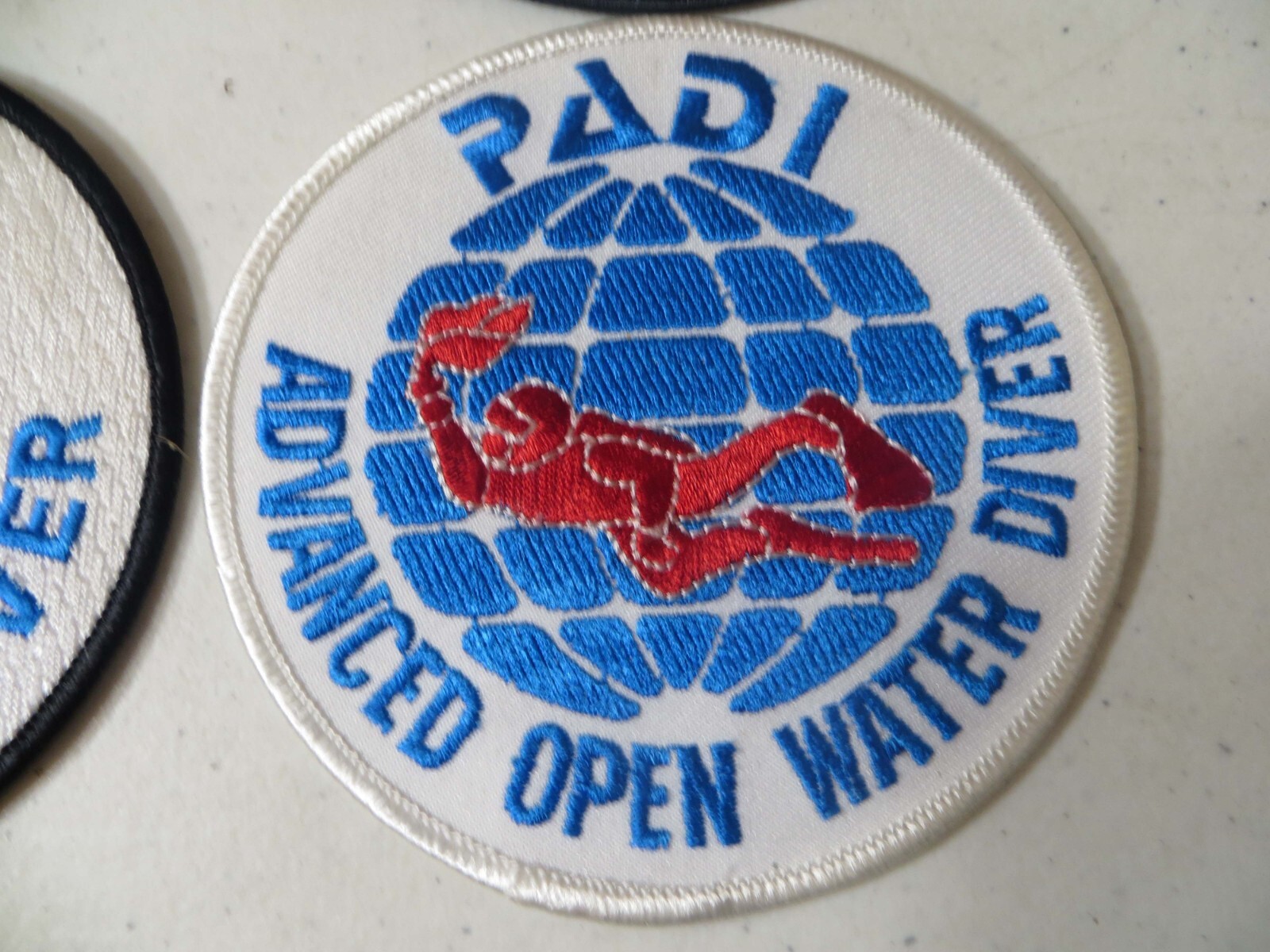 PADI LOT DIVER SCUBA DIVE PATCHES 4″ ADVANCED OPEN WATER LOT B