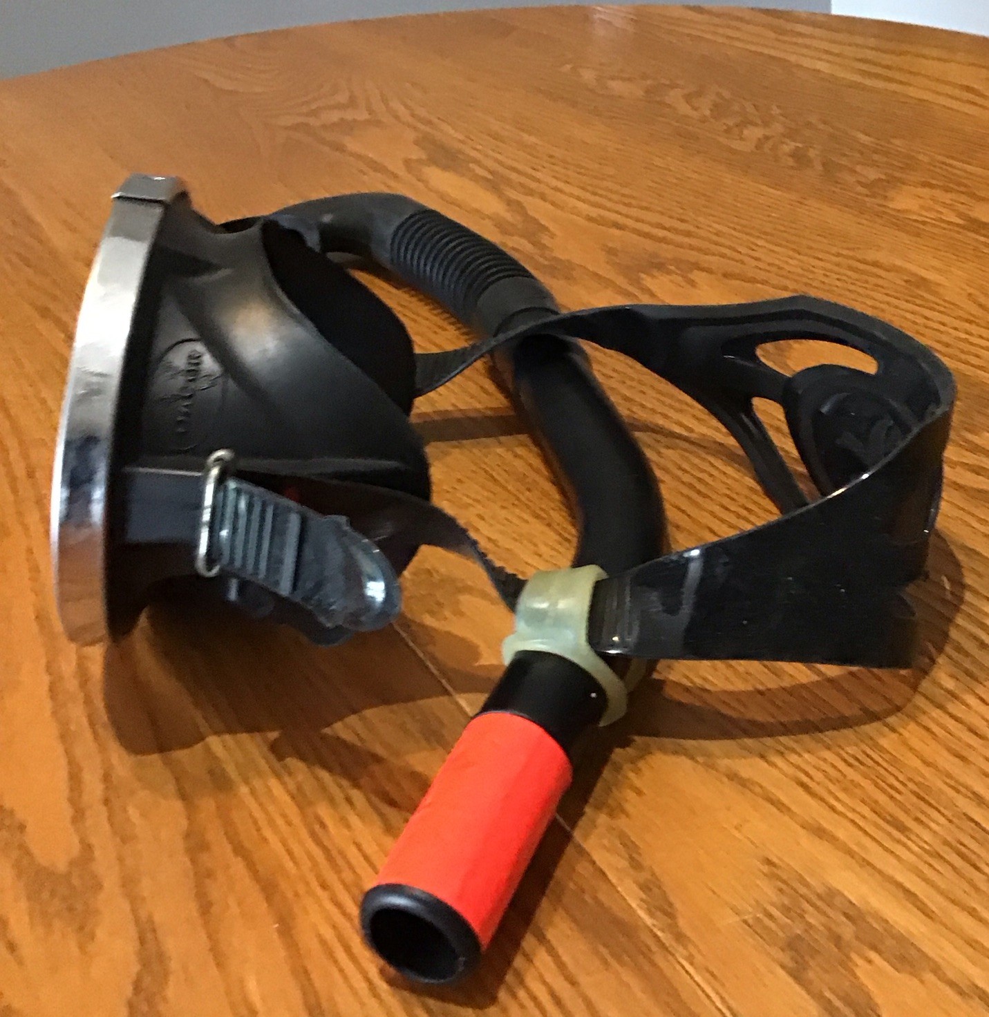 Vintage DACOR Diving Lens Mask Scuba with Snorkel Tempered Glass