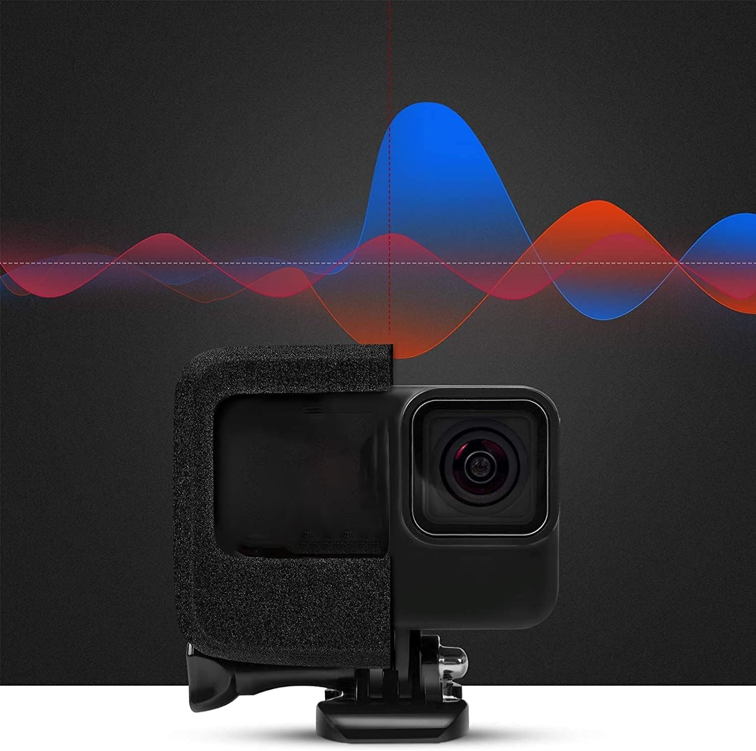 Taisioner Windslayer Cover Wind Muff for GO Hero 9/10/11/12/13 Black BLACK