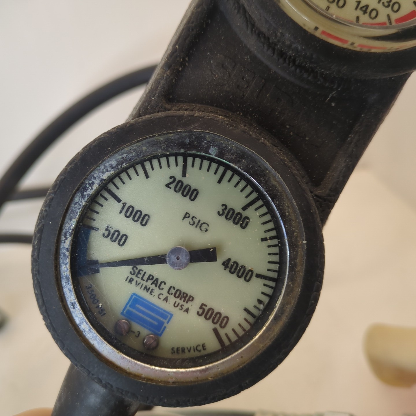 VTG Scuba Diving Lot Sherwood Magnum Regulator Octopus Selpac Gauge Untested