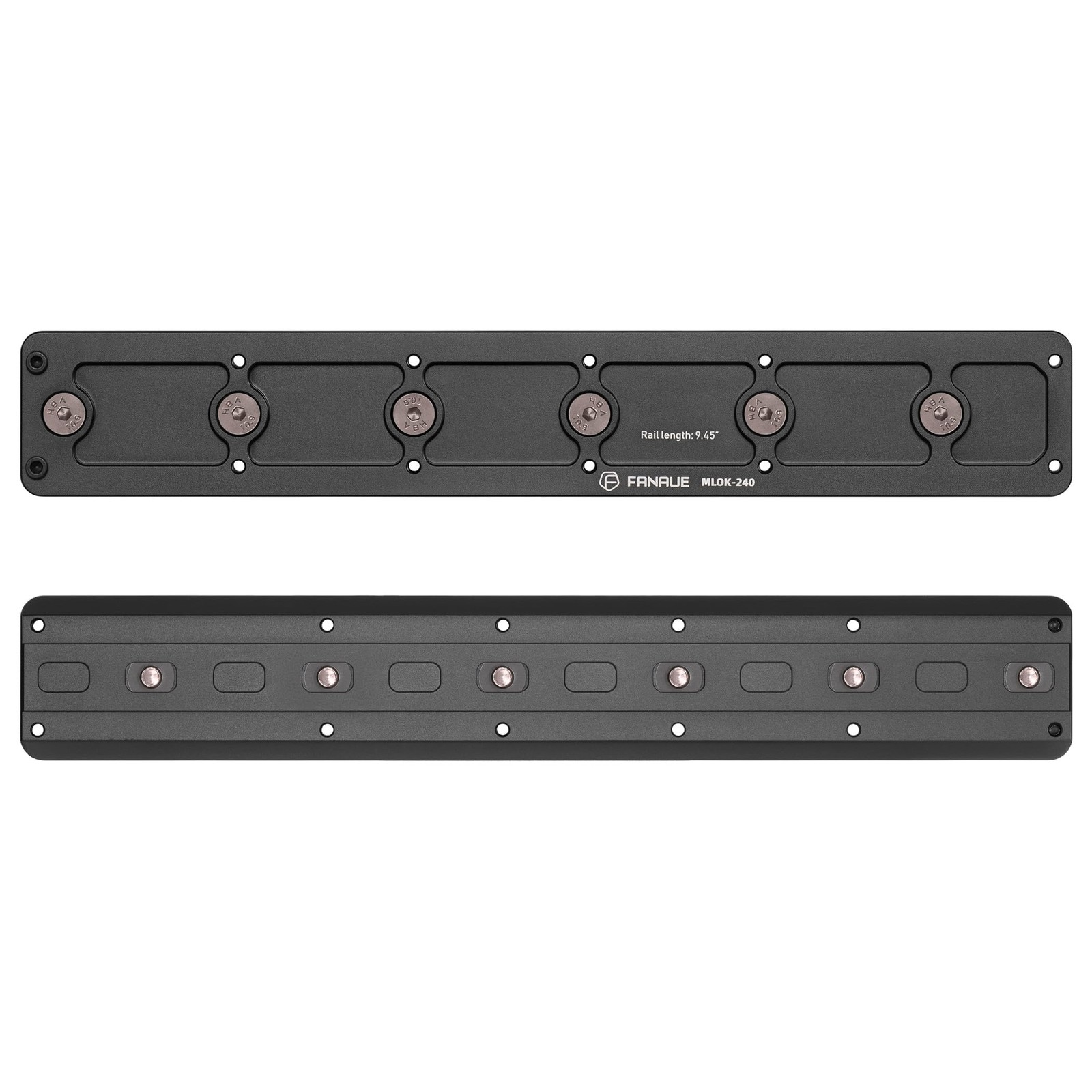 FANAUE Arca Rail Tripod Mount Adapter Compatiable 6 Slot, Black