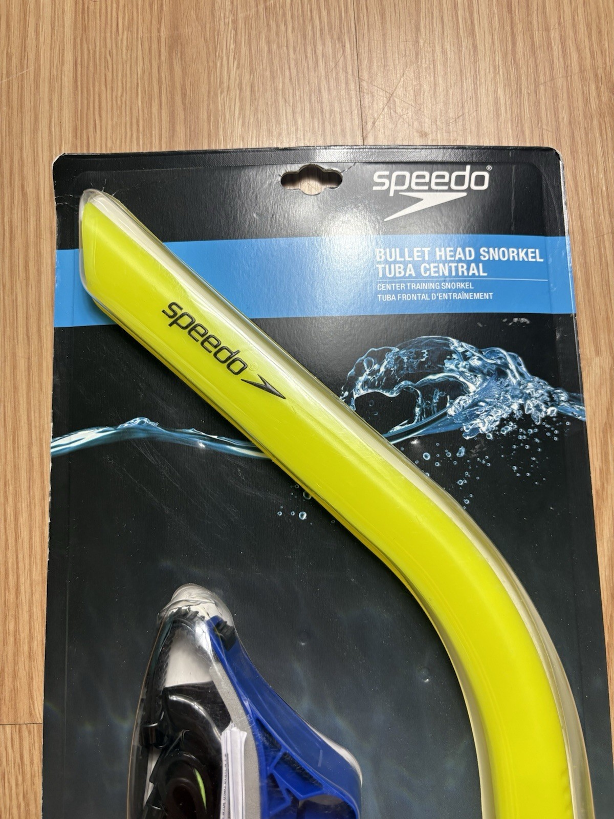 Speedo Unisex Adult Swim Training Snorkel Bullet Head NEW IN DAMAGED PACKAGING
