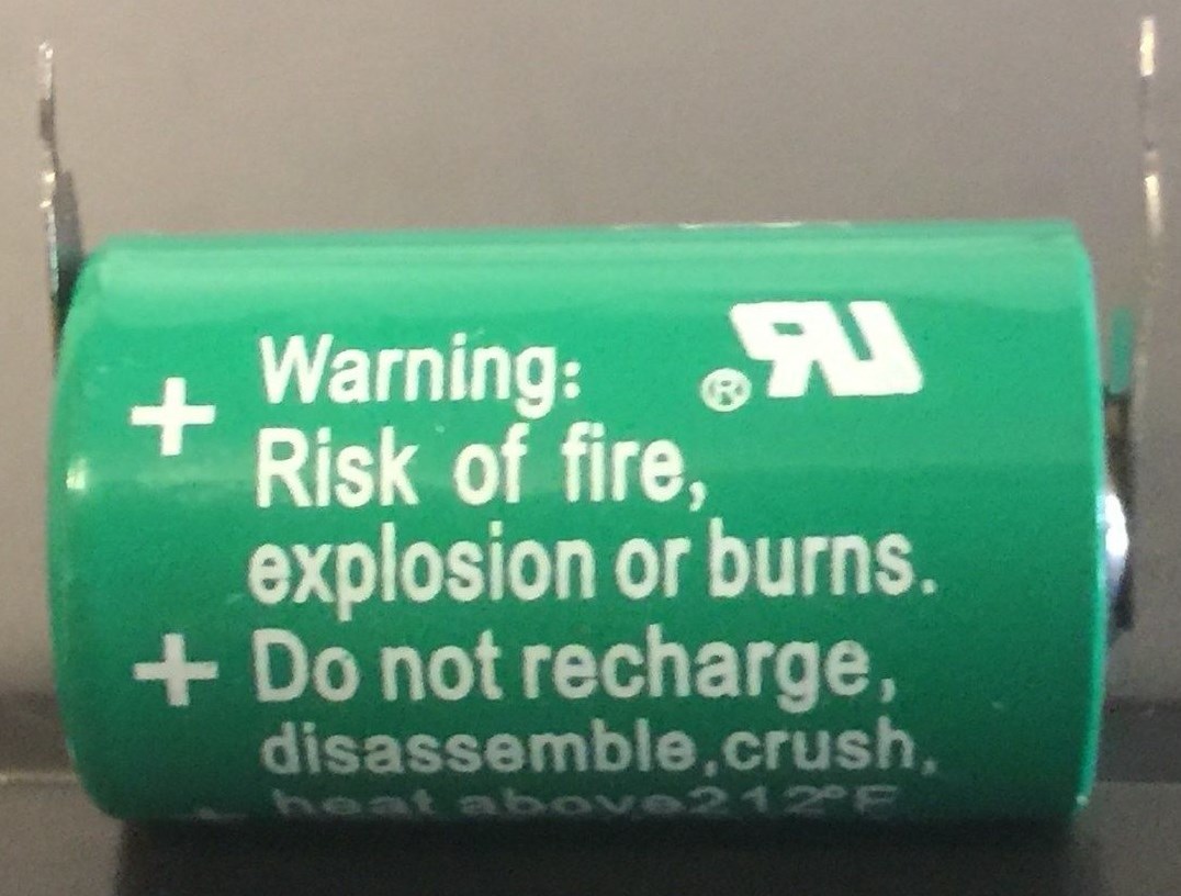 Brand New Varta CR1/2AA 3V Lithium Battery CR14250 w/ polarized solder tags