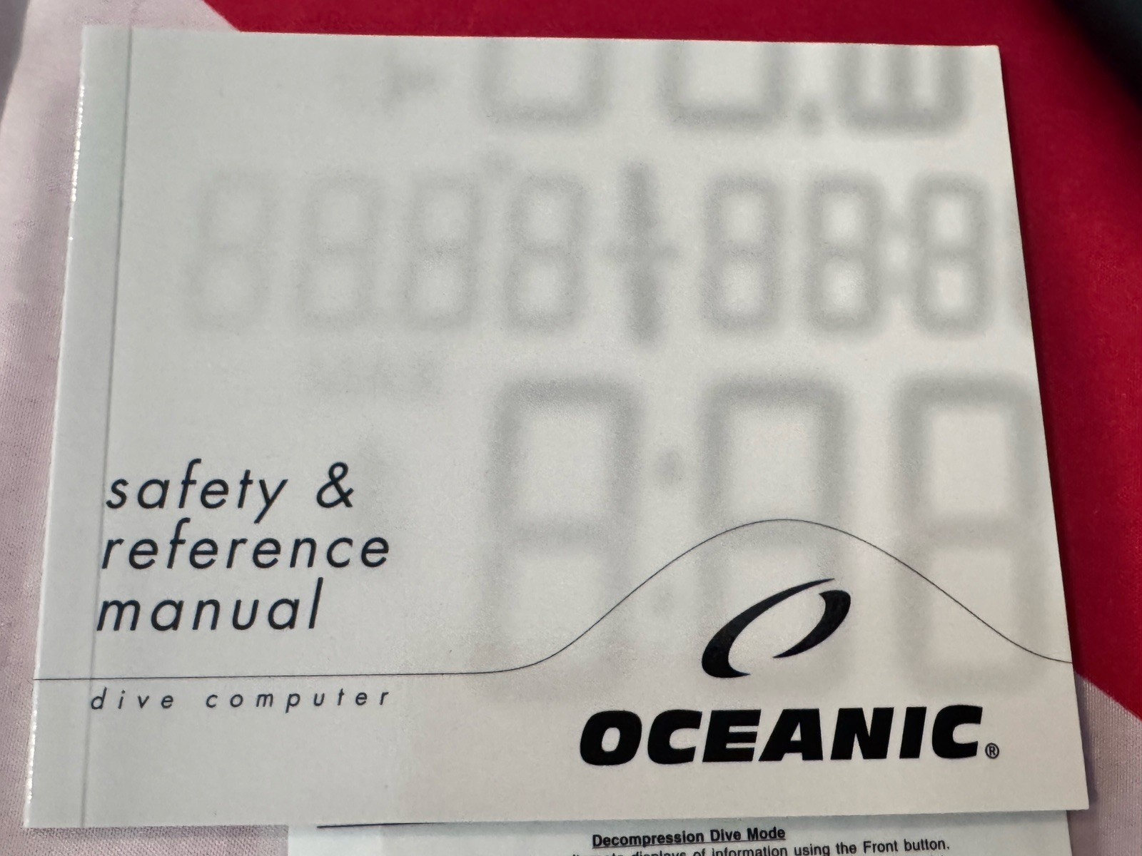 OCEANIC VERSA PRO NITROX COMPUTER CONSOLE ORIGINAL BOX +MANUAL FRESH BATTERY
