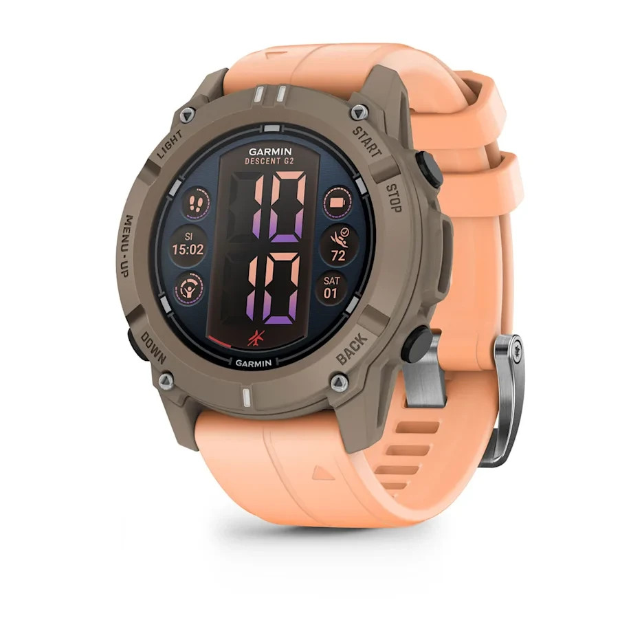 Garmin Descent G2 Watch Style Dive Computer with Bright AMOLED Display, Pink