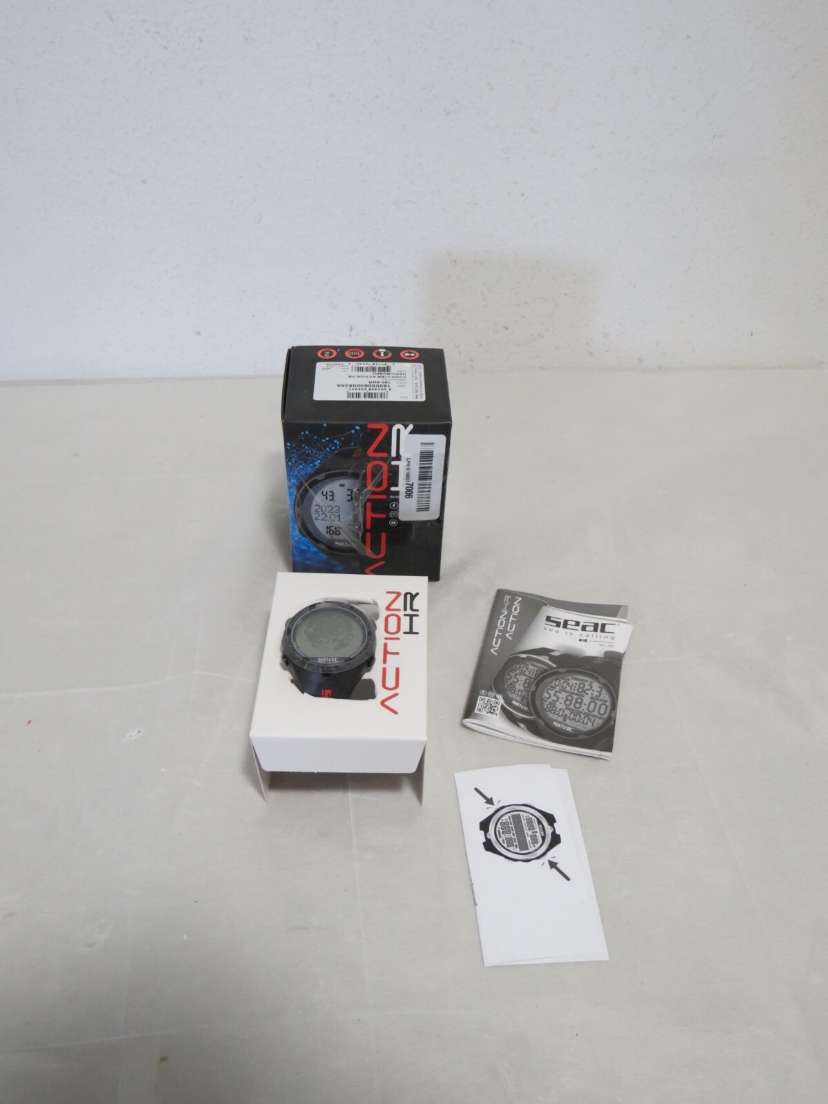 Seac Action HR Black/Red Dive Computer – Wrist Computer (1600006000538A)