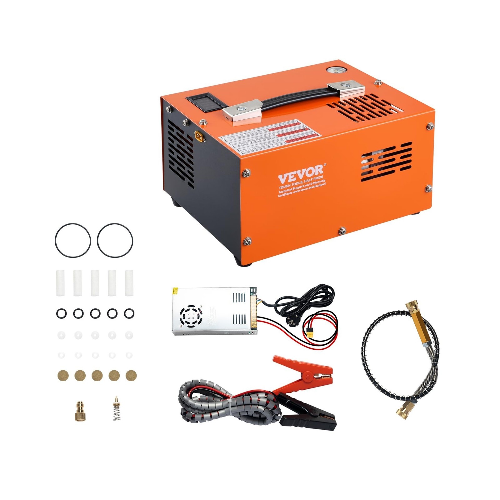 VEVOR PCP Air Compressor 12V DC, PCP Compressor 4500 Psi, Paintball… Fast Ship