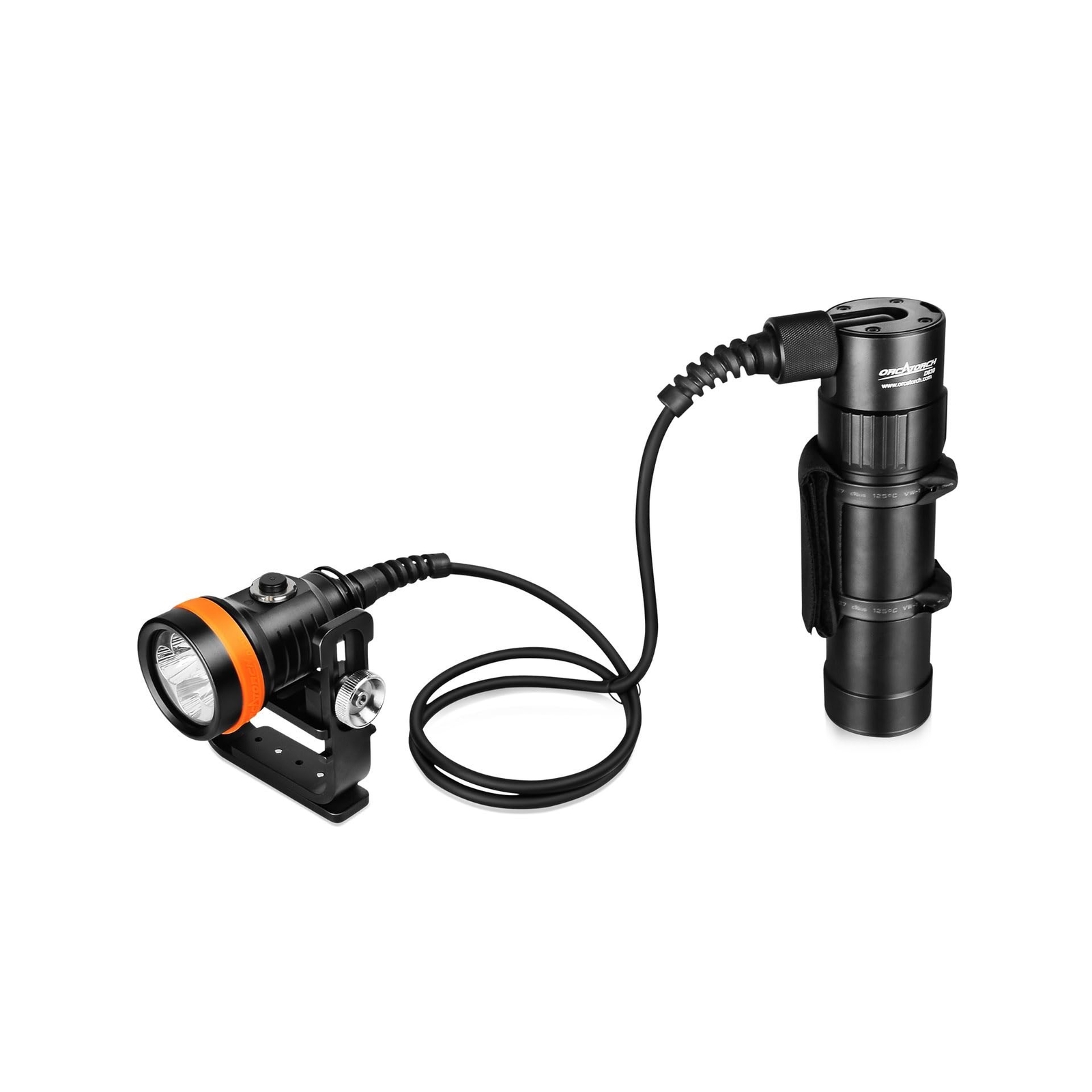 ORCATORCH D630 V2.0 4000 Lumen 5 Imported LED Primary Canister Dive Light Str…