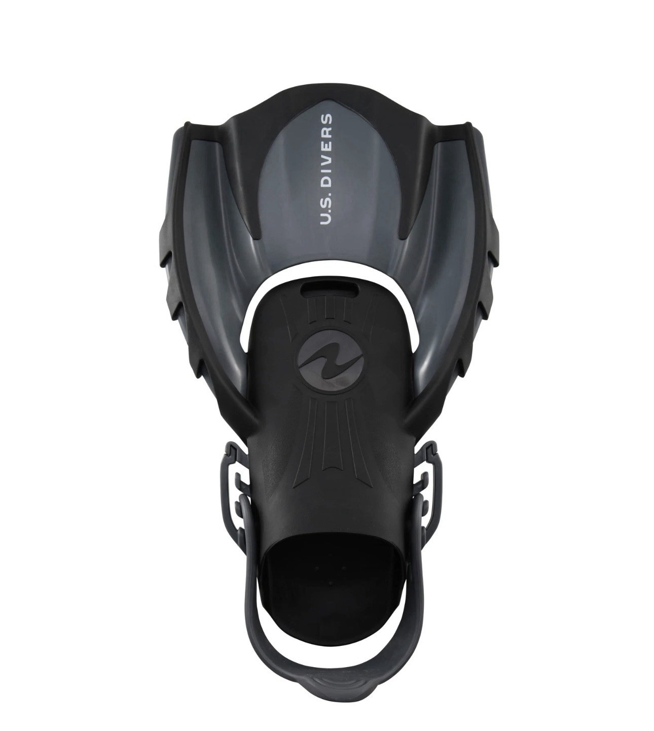 US Divers Adult Avila 2.0 Paradise Mask, Snorkel & Fins Black/Gray, Bag, Large
